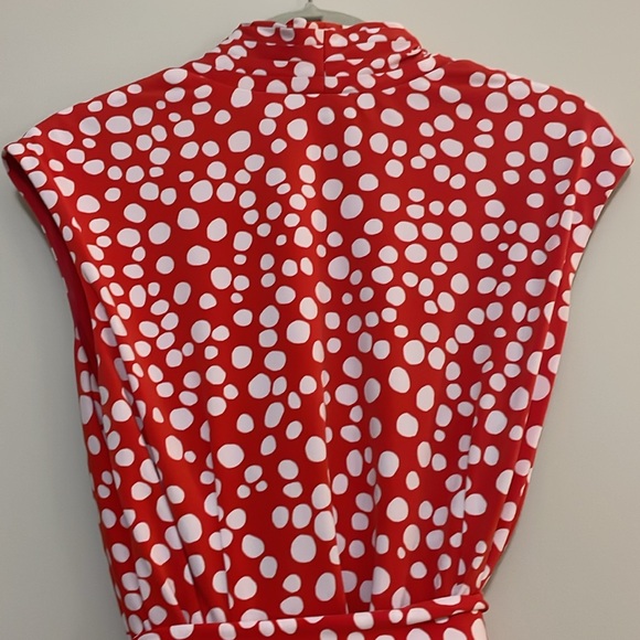 Eliza J orange polka dot dress - Picture 5 of 6